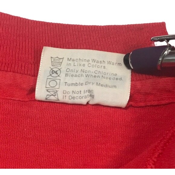 Vintage Harley Davidson JAX FLA Free Spirit Eagle XL Red Michaels Cycle Service - Picture 8 of 10